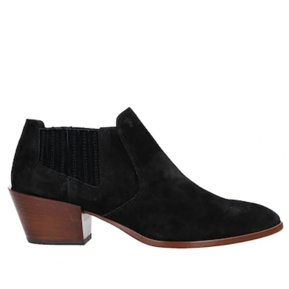 Tod’s Tex Ankle Boot in black Italian suede size 38 8 - Picture 1 of 8